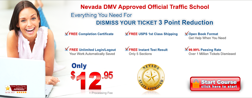 Nevada approved traffic school online